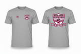 Gildan 8000 - Sport Grey - Pink Logo