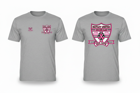 Gildan 8000 - Sport Grey - Pink Logo
