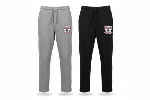 Grey & Black Sweatpants - Ghost Mannequin - NUSC Logo