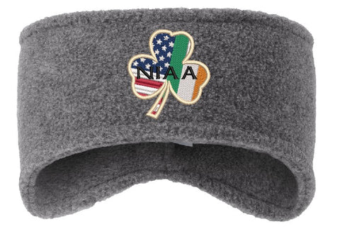 Stretch Fleece Headband Embroidered Design