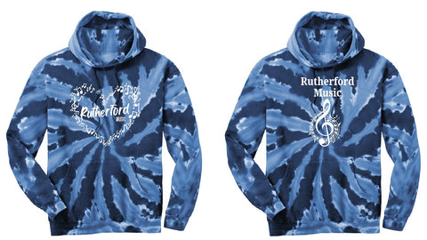 Tie-Dye Pullover Hooded Sweatshirt