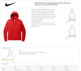 Nike Women's Club Fleece Sleeve Swoosh Pullover Hoodie