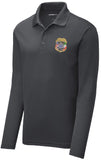 Performance Long Sleeve Polo Embroidered (3 color options)