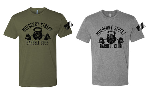 Next Level T-Shirt Mulberry Street Barbell Club