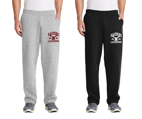 Open-Bottom Sweatpants