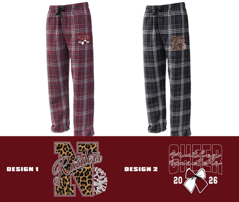 Flannel Pants 2 color options (Choice of Logo) cf