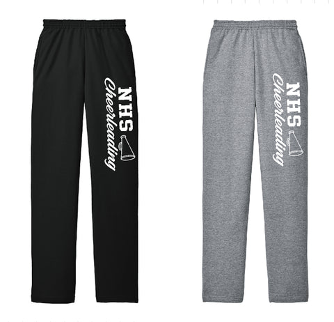 Open Bottom Fleece Sweatpants (2 color options)