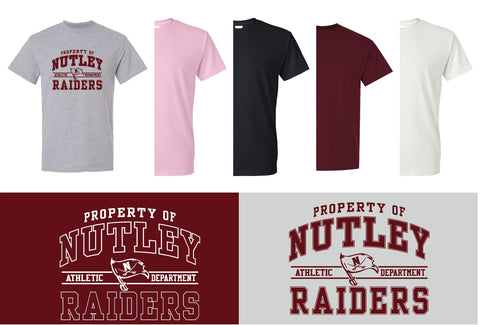 Nutley Raiders T-Shirt (5 color options)