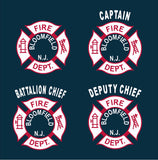 BFD Diamond Quilted Nylon Jacket Embroidered