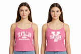 Yantacaw BC1012 Pink Tank White Logos