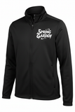 YST94 Black Jacket - White Spring Garden Logo