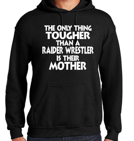 Gildan - Heavy Blend™ Hooded Sweatshirt Wrestling Mom (Black)