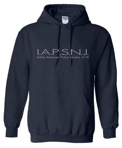 IAPS Hooded Sweatshirt Navy with Grey Design