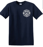 Gildan - Heavy Cotton™ T-Shirt. Navy with E1L1 design
