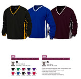 Baseball Embroidered Pullover Wind Jacket